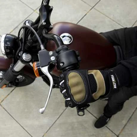 Biltwell Bridgeport Handschuhe Tan/schwarz 4 Biltwell Bridgeport Handschuhe Tan/schwarz – Bild 4