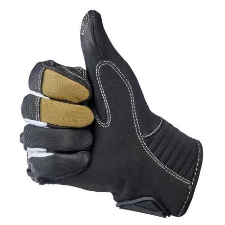 Biltwell Bridgeport Handschuhe Tan/schwarz 5 Biltwell Bridgeport Handschuhe Tan/schwarz – Bild 5