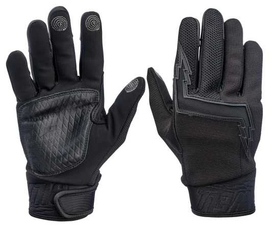 Biltwell Baja Handschuhe Schwarz 1 Biltwell Baja Handschuhe Schwarz