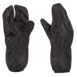 Bering Tacto Pongee Regen-Überhandschuhe Schwarz