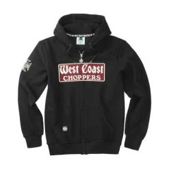 West Coast Choppers Riders Zip Hoodie Schwarz