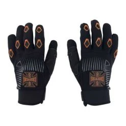 West Coast Choppers Por Vida Handschuhe Schwarz/orange
