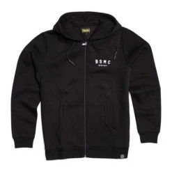 BSMC Bike Shed Estd. Zip Hoodie Schwarz