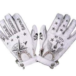 By City Second Skin Handschuhe Tattoo Weiß