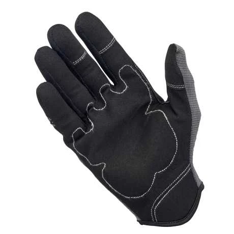 Biltwell Moto Gloves Handschuhe Grau / Schwarz 2 Biltwell Moto Gloves Handschuhe Grau / Schwarz – Bild 2