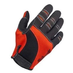 Biltwell Moto Gloves Handschuhe Orange / Schwarz