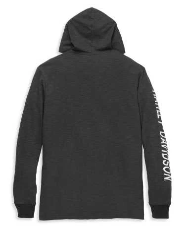 H-D Motorclothes Harley-Davidson Hoodie #1 Race Slub Schwarz 2 H-D Motorclothes Harley-Davidson Hoodie #1 Race Slub Schwarz – Bild 2