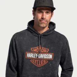 H-D Motorclothes Harley Davidson Hoodie Westcoast Bar & Shield Vintage Schwarz 6 H-D Motorclothes Harley Davidson Hoodie Westcoast Bar & Shield Vintage Schwarz -jacket shop 96021 23vm 33