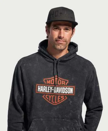 H-D Motorclothes Harley Davidson Hoodie Westcoast Bar & Shield Vintage Schwarz 3 H-D Motorclothes Harley Davidson Hoodie Westcoast Bar & Shield Vintage Schwarz – Bild 3