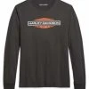 H-D Motorclothes Harley-Davidson Longsleeve Stacked Logo