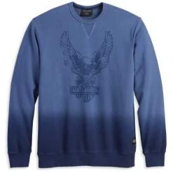 H-D Motorclothes Harley-Davidson Sweatshirt Road Captain Blau