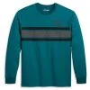 H-D Motorclothes Harley-Davidson Longsleeve Bar & Shield Apprentice Teal Grün
