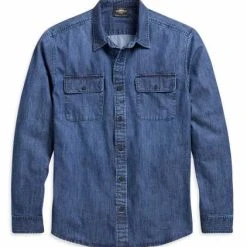 H-D Motorclothes Harley-Davidson Jeanshemd Indigo Wash