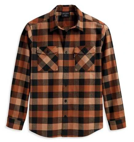 H-D Motorclothes Harley-Davidson Hemd Essence Karo Schwarz/braun 1 H-D Motorclothes Harley-Davidson Hemd Essence Karo Schwarz/braun