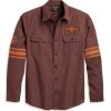 H-D Motorclothes Harley-Davidson Hemd Open Road Java Braun