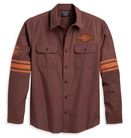 H-D Motorclothes Harley-Davidson Hemd Open Road Java Braun 1 H-D Motorclothes Harley-Davidson Hemd Open Road Java Braun