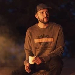 H-D Motorclothes Harley-Davidson Longsleeve Oil Can Bar & Shield Jersey Grau 7 H-D Motorclothes Harley-Davidson Longsleeve Oil Can Bar & Shield Jersey Grau -jacket shop 96140 22vm 4