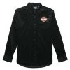 H-D Motorclothes Harley-Davidson Hemd Bar & Shield Corduroy Schwarz