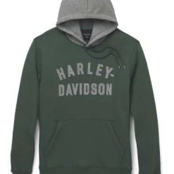 H-D Motorclothes Harley-Davidson Hoodie Hallmark Staple Grün