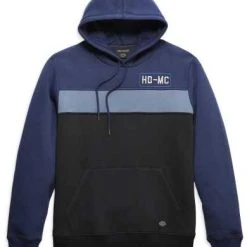 H-D Motorclothes Harley-Davidson Hoodie Hometown Colorblocked Blau