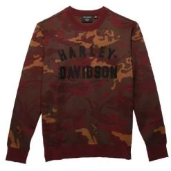 H-D Motorclothes Harley-Davidson Sweatshirt Staple Camo Rot