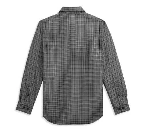 H-D Motorclothes Harley-Davidson Karo Performance Hemd Schwarz/grau 2 H-D Motorclothes Harley-Davidson Karo Performance Hemd Schwarz/grau – Bild 2