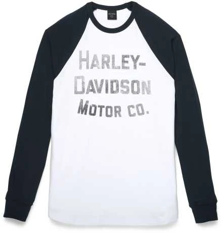 H-D Motorclothes Harley-Davidson Raglan Longsleeve Classic Amplifier Schwarz/weiß 1 H-D Motorclothes Harley-Davidson Raglan Longsleeve Classic Amplifier Schwarz/weiß