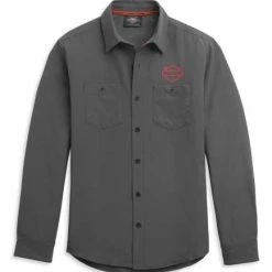 H-D Motorclothes Harley-Davidson Hemd HDMC Logo Grau