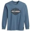 H-D Motorclothes Harley-Davidson Longsleeve Bar & Shield Blau
