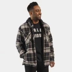 H-D Motorclothes Harley-Davidson Hemdjacke Up North Sherpa Flannel Schwarz/grau 5 H-D Motorclothes Harley-Davidson Hemdjacke Up North Sherpa Flannel Schwarz/grau -jacket shop 96358 23vm 31