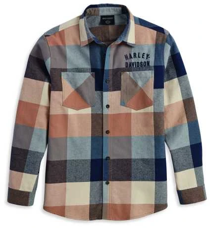 H-D Motorclothes Harley-Davidson Flannelhemd Country Roads Warm Multi Plaid 1 H-D Motorclothes Harley-Davidson Flannelhemd Country Roads Warm Multi Plaid