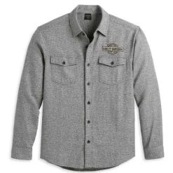 H-D Motorclothes Harley-Davidson Hemd Low Rider Grau