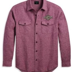 H-D Motorclothes Harley-Davidson Hemd Low Rider Langarm Rot