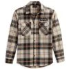 H-D Motorclothes Harley-Davidson Hemd HD-MC Flannel Karo Braun
