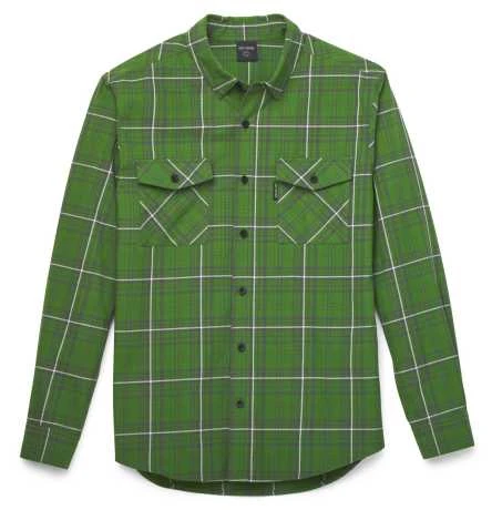 H-D Motorclothes Harley-Davidson Hemd Essence Karo Grün 1 H-D Motorclothes Harley-Davidson Hemd Essence Karo Grün