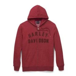 H-D Motorclothes Harley-Davidson Zip Hoodie Crosscountry Staple Rot
