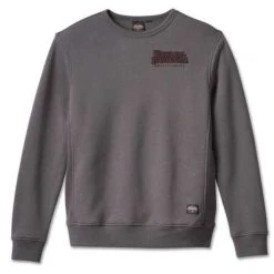 H-D Motorclothes Harley-Davidson Sweatshirt 120th Anniversary Dunkelgrau