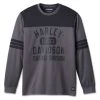 H-D Motorclothes Harley-Davidson Longsleeve Racing Jersey Dunkelgrau
