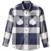 H-D Motorclothes Harley-Davidson Hemd Staple Box Karo Blau/grau
