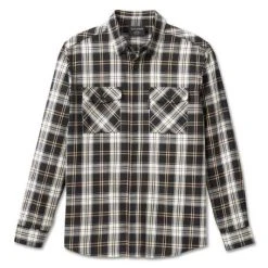 H-D Motorclothes Harley-Davidson Hemd Essence Karo Schwarz/weiß