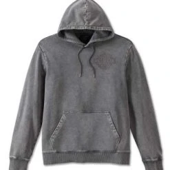 H-D Motorclothes Harley-Davidson Hoodie Kickstart Dunkelgrau