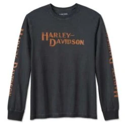 H-D Motorclothes Harley-Davidson Longsleeve Whiplash Schwarz