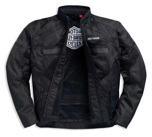 H-D Motorclothes Harley-Davidson Mesh Jacke Tropic Schwarz 3 H-D Motorclothes Harley-Davidson Mesh Jacke Tropic Schwarz – Bild 3