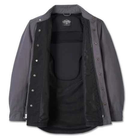 H-D Motorclothes Harley-Davidson Riding Hemdjacke 120th Anniversary Operative Grau 3 H-D Motorclothes Harley-Davidson Riding Hemdjacke 120th Anniversary Operative Grau – Bild 3