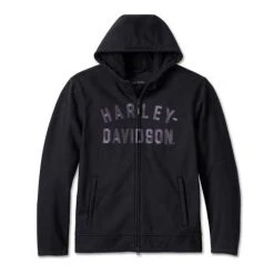 H-D Motorclothes Harley-Davidson Textiljacke Deflector Hooded Schwarz