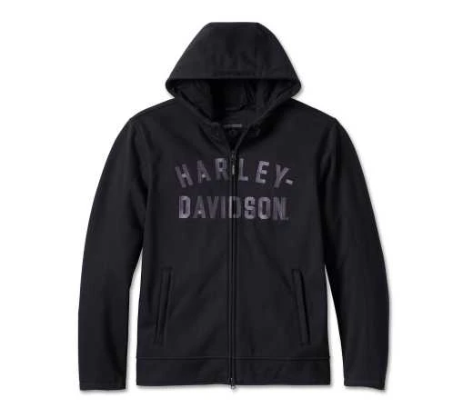 H-D Motorclothes Harley-Davidson Textiljacke Deflector Hooded Schwarz 1 H-D Motorclothes Harley-Davidson Textiljacke Deflector Hooded Schwarz
