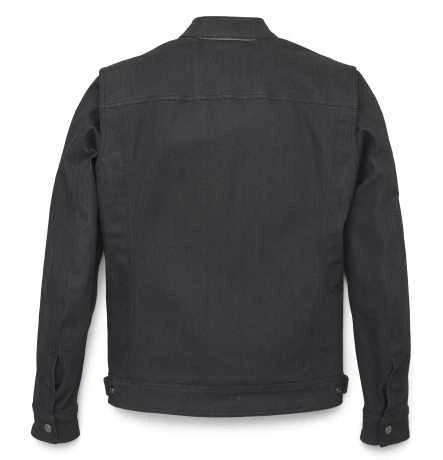 H-D Motorclothes Harley-Davidson Motorradjacke Chisel Denim Trucker Schwarz 2 H-D Motorclothes Harley-Davidson Motorradjacke Chisel Denim Trucker Schwarz – Bild 2