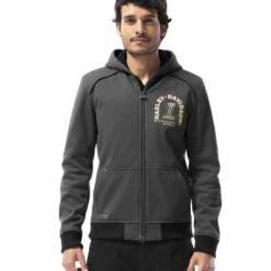 H-D Motorclothes Harley-Davidson Motorrad Zip-Hoodie Arterial Abrasion-Resistant Grau -jacket shop 98123 20em 42