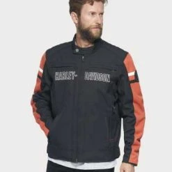 H-D Motorclothes Harley-Davidson Textiljacke Hazard Wasserdicht Extra Lang -jacket shop 98126 22em 3