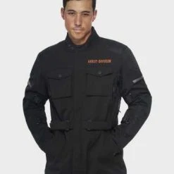 H-D Motorclothes Harley-Davidson Jacke Quest Triple Vent Schwarz -jacket shop 98127 22em 3